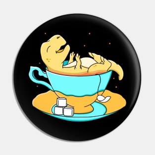 Tea Rex Pin