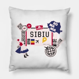 Sibiu Romania Pillow