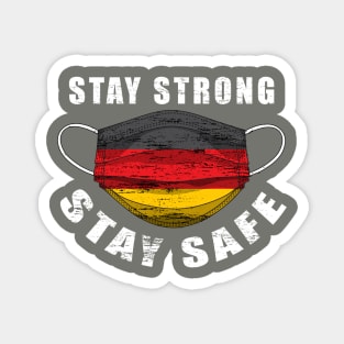 Stay Strong Stay Safe Germany Flag Mask Solidarity Awareness Magnet