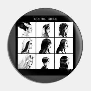 Gothic Girls Pin
