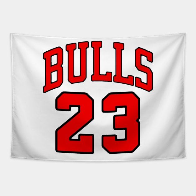 Bulls 23 Tapestry by kancreg