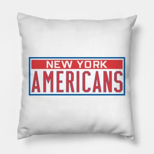 Defunct NY Americans "Amerks" Hockey 1941 Pillow