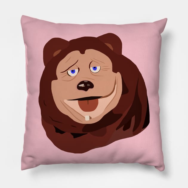 Showbiz Bear Pillow by ElviaMontemayor