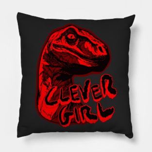 Clever Girl Science Fiction Movie Pillow