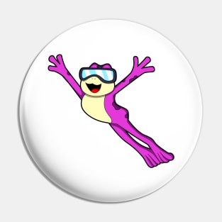 Frog with Sunglasses Pin