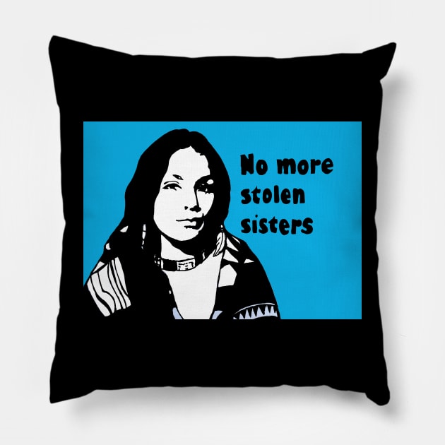 Political pop stolen sisters Pillow by Brandy Devoid special edition collecion