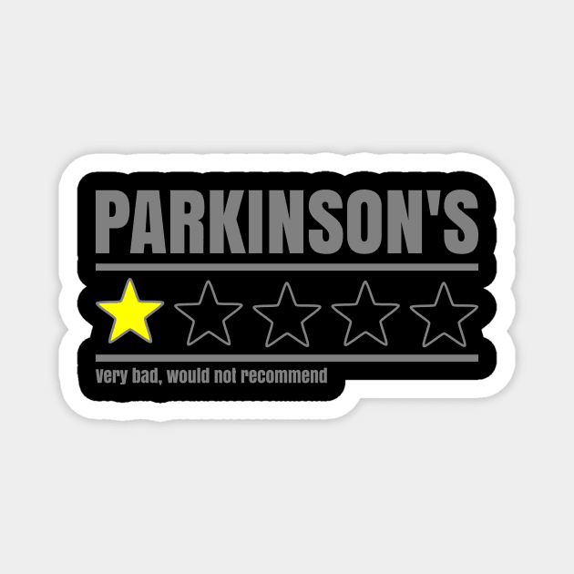 Parkinson's, Very Bad Would Not Recommend Magnet by JFE Designs