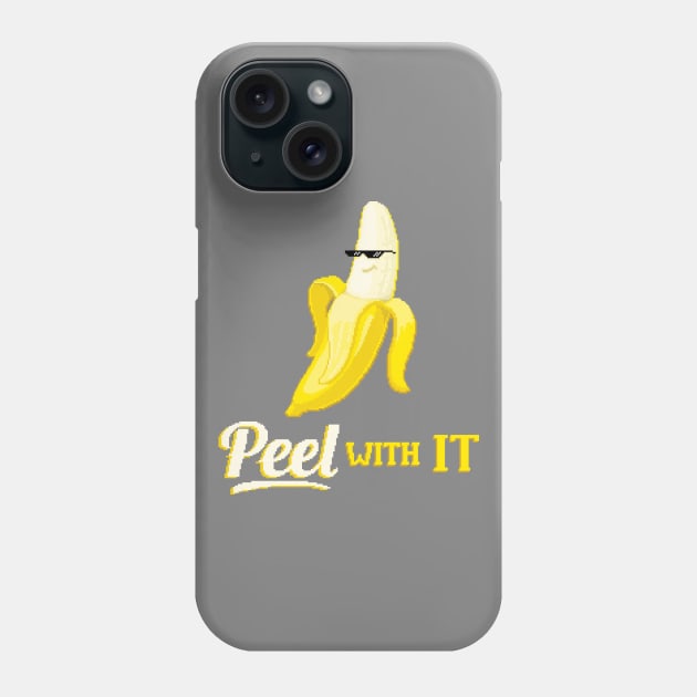 Peel With It Phone Case by SaraJArt