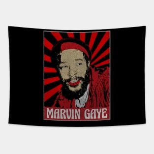 Vintage Marvin Gaye Pop Art Tapestry