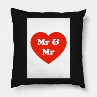 Mr & Mr Pillow