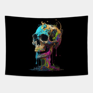 BeautifulDiz colorful skull Tapestry