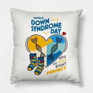 World Down Syndrome Day - Down Syndrome Awareness Pillow