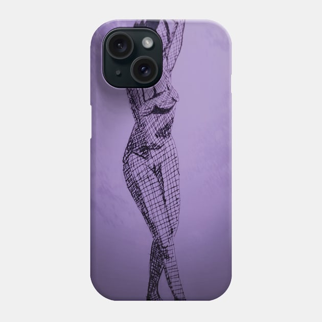 Naked Phone Case by teenamarie23art