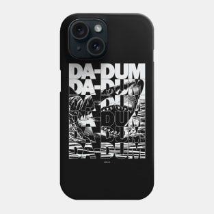 Jaws Theme Da-Dum Typographic (White) Phone Case