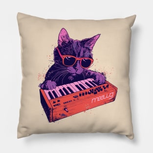 Synth Cat Pillow