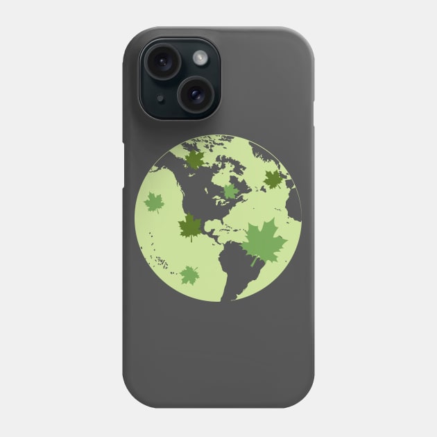 Earth Day Globe Phone Case by SWON Design