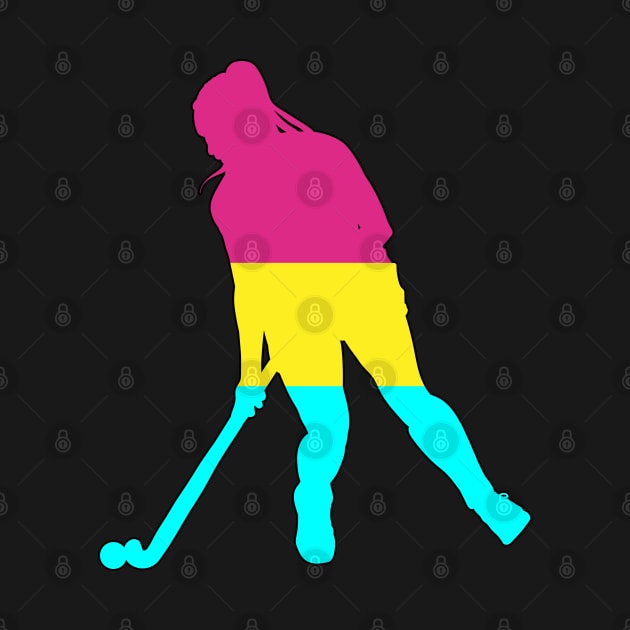 Field Hockey: Pansexual Pride by ziafrazier