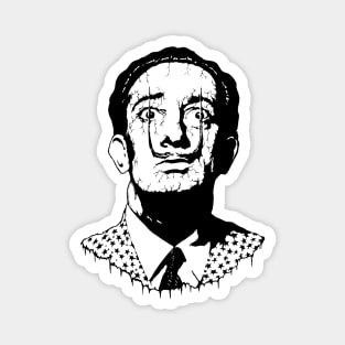 Salvador Dali Portrait Art Magnet