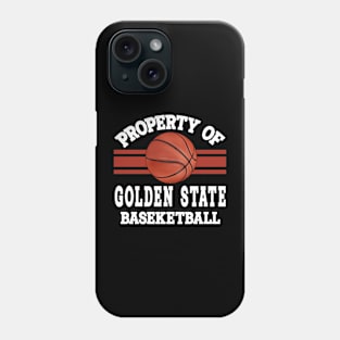 Proud Name Golden State Graphic Property Vintage Basketball Phone Case