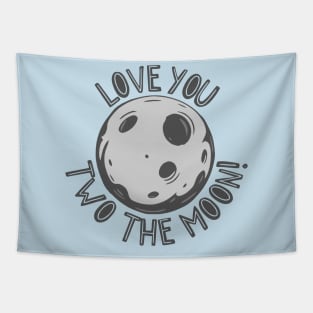 Love You Two The Moon! Tapestry