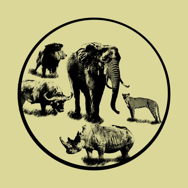 Big Five - Kenya / Africa by T-SHIRTS UND MEHR