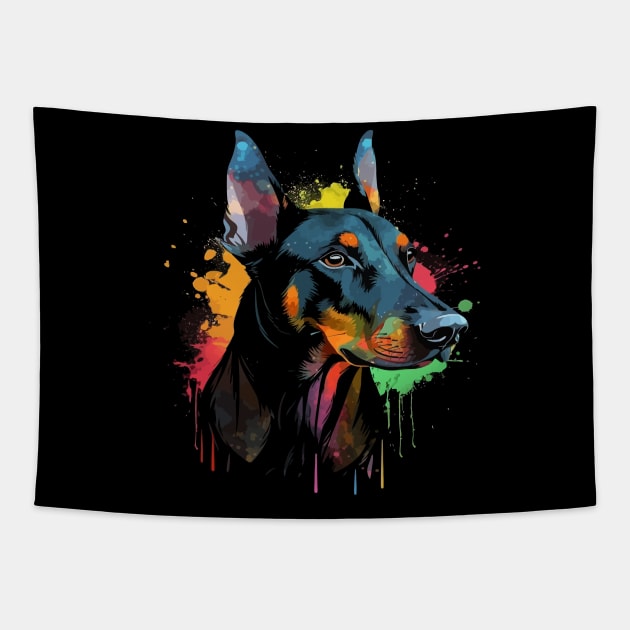 Doberman Tapestry by JH Mart