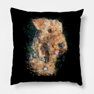 Airedale Terrier Pillow