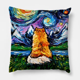 Pomeranian Night 2 Pillow