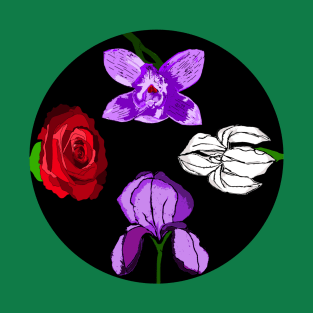 The 4 flowers T-Shirt