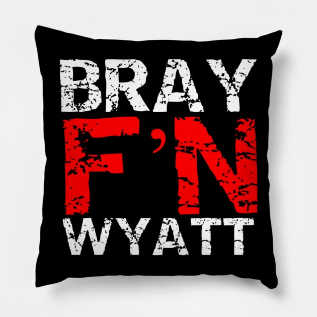 Bray F'N Wyatt! Pillow by capognad