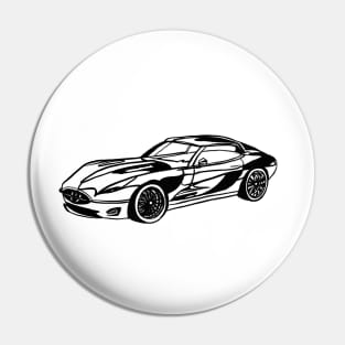 Luxury Car Pin