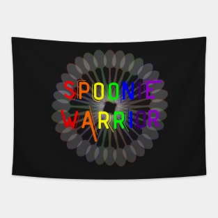 Rainbow Spoonie Warrior Tapestry