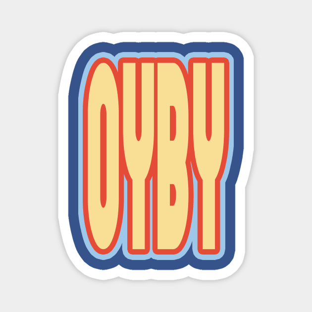 Long oyby Logo (Tagline Font) Magnet by oyby