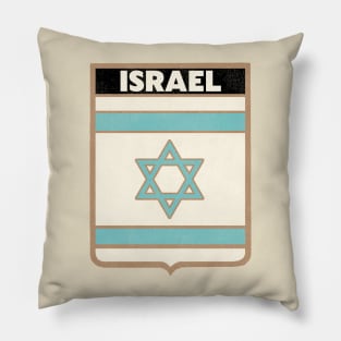 Israel Vintage Crest Travel Souvenir Pillow