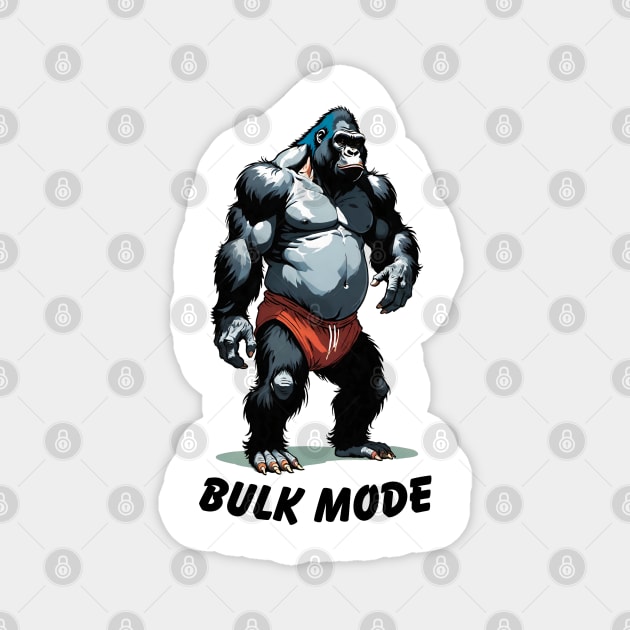 BULK MODE GORILLA Magnet by Demian Stipatio