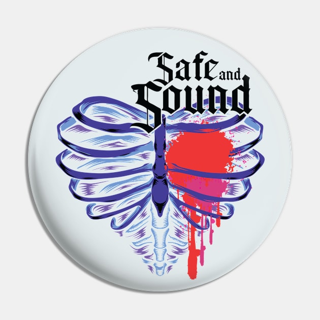 Safe and Sound Pin by RepubliRock