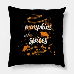 Pumpkins and Spices Pillow