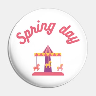 BTS spring day carousel pastel Pin