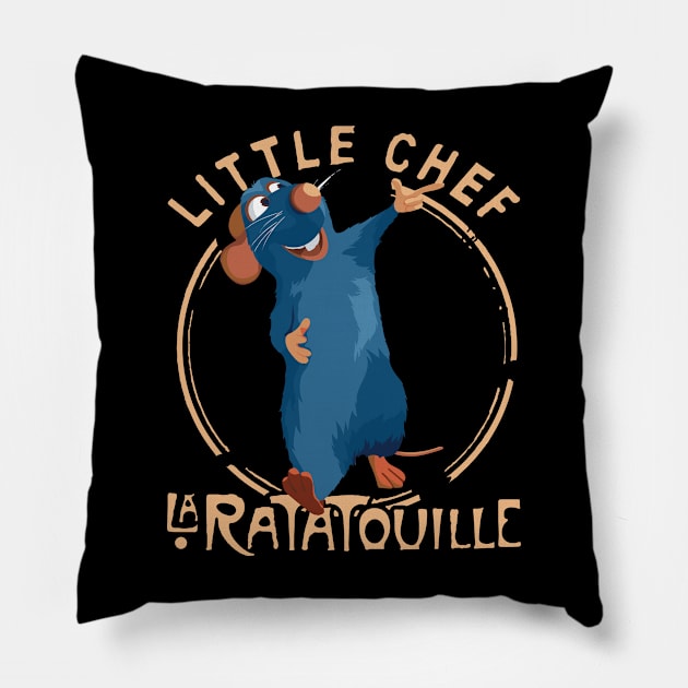 Ratatouille Tribute - Ratatouille Little Chef Kitchen - Epcot Remy Haunted Mansion - Pixar Rat Lion King Wall e - Up - ratatouille - Pirates Of The Caribbean - ratatouille -Tangled Pillow by TributeDesigns