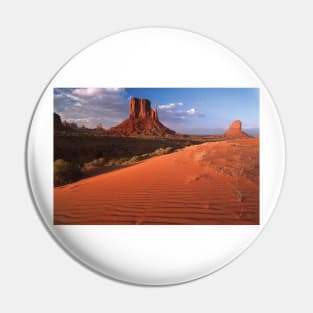 Sand Dunes And The Mittens Monument Valley Navajo Tribal Park Pin