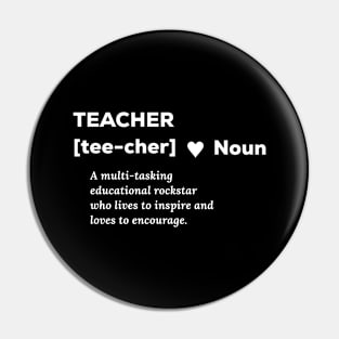 I Am A Teacher Pin