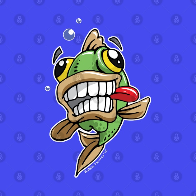 Big Mouth Bass by Illustratorator