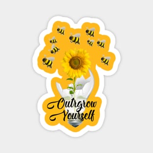 Outgrow Yourself Magnet