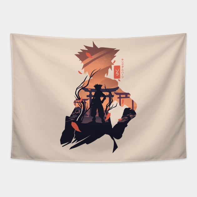 Sora the Keyblade Hero Tapestry by whydesign