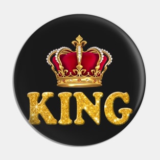 Royal King Crown Pin