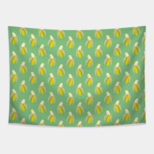 Banana Green Pattern Tapestry