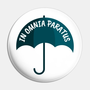 In Omnia Paratus II - Umbrella - White - Gilmore Pin