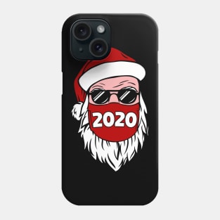 Masked Santa Claus Christmas 2020 Family Pajamas For Xmas Party Phone Case