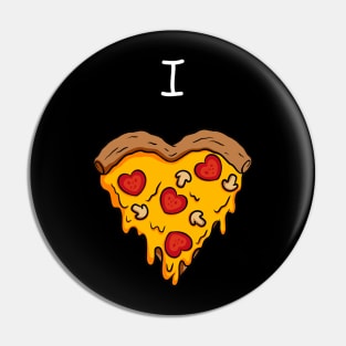 I Heart Pizza / I Love Pizza Pin