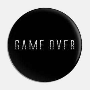 Game Over Pin